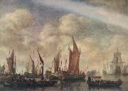 VLIEGER, Simon de Visit of Frederick Hendriks II to Dordrecht in 1646  jhtg Spain oil painting artist